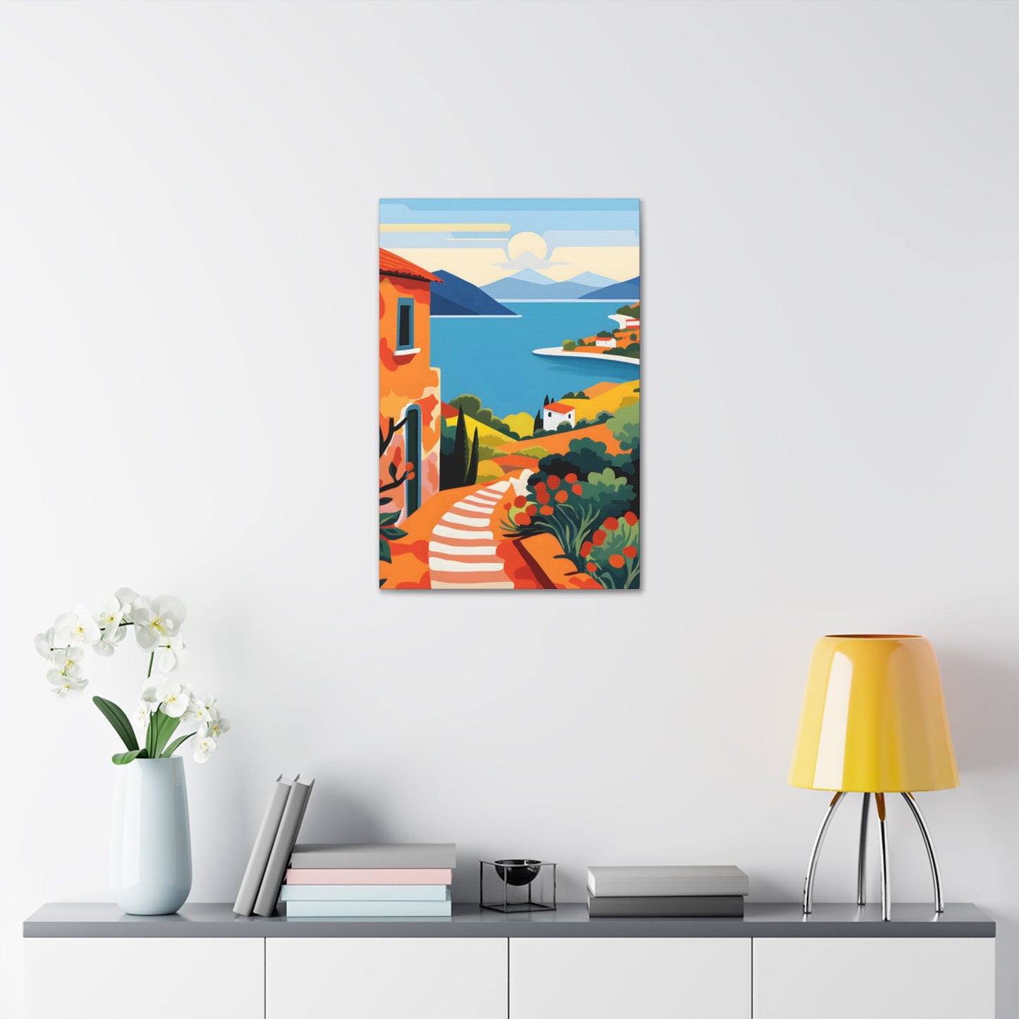 Distant Splendor: Distant Mountainous View