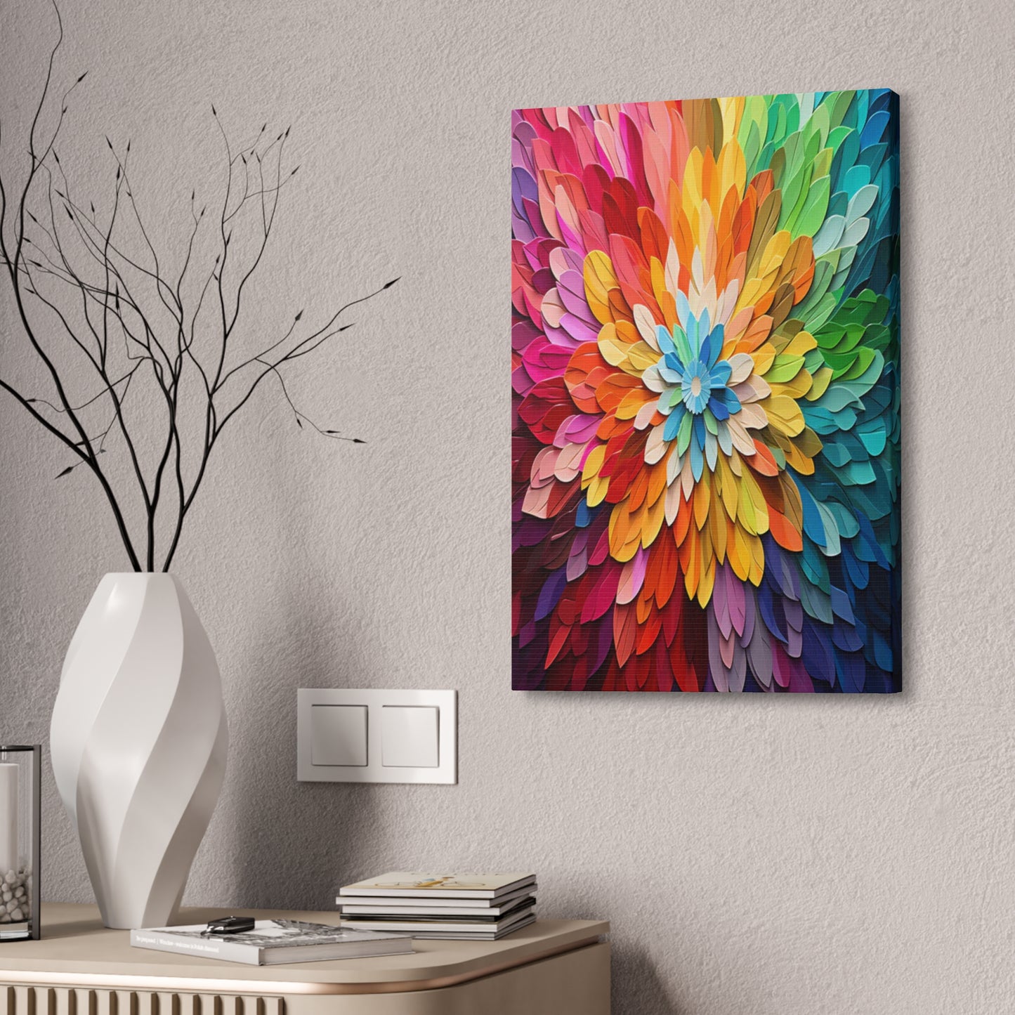 Prismatic Bloom: Infinite Floral Radiance