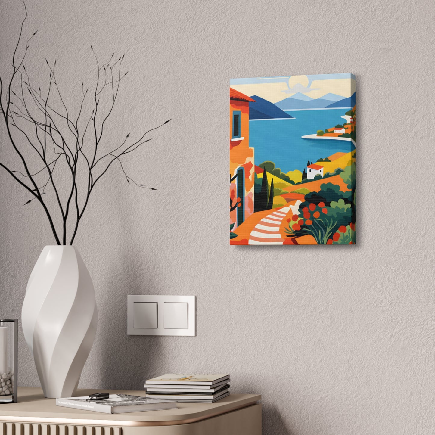 Distant Splendor: Distant Mountainous View
