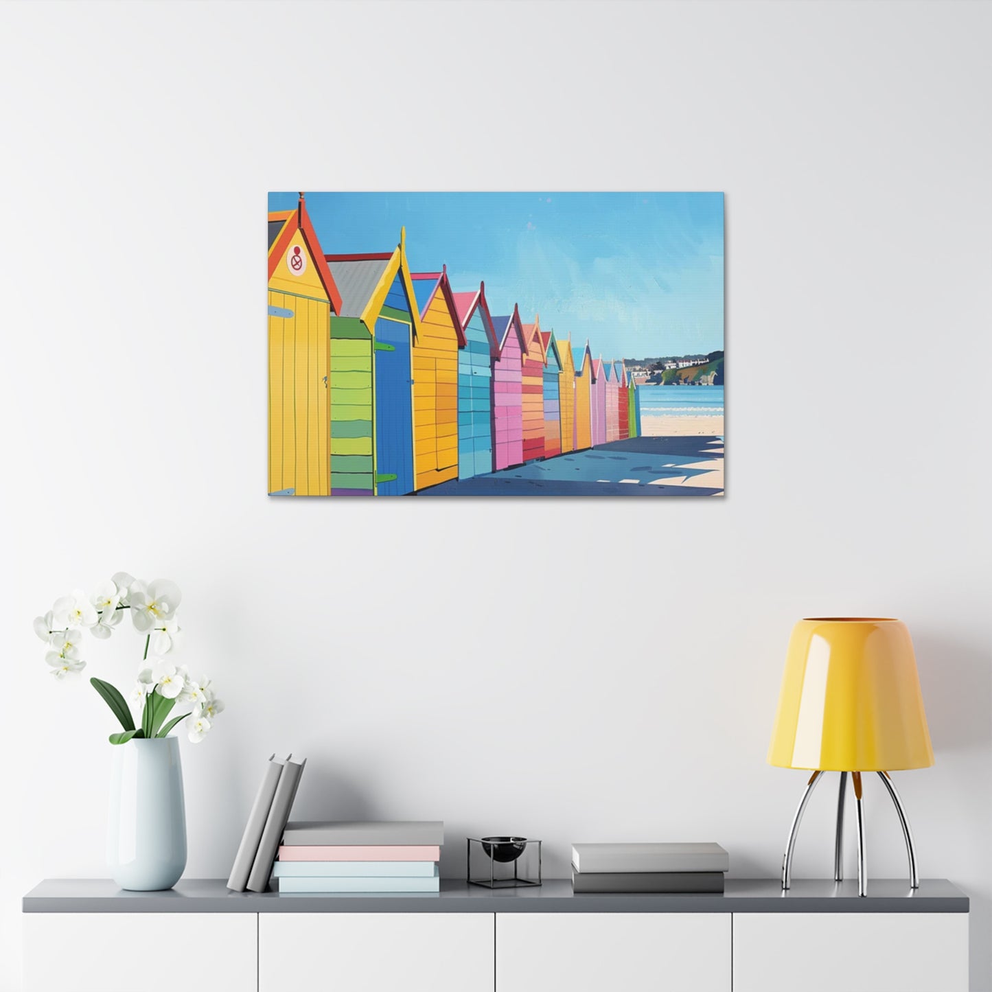 Seaside Prismatics: Colorful Ocean Views in Art