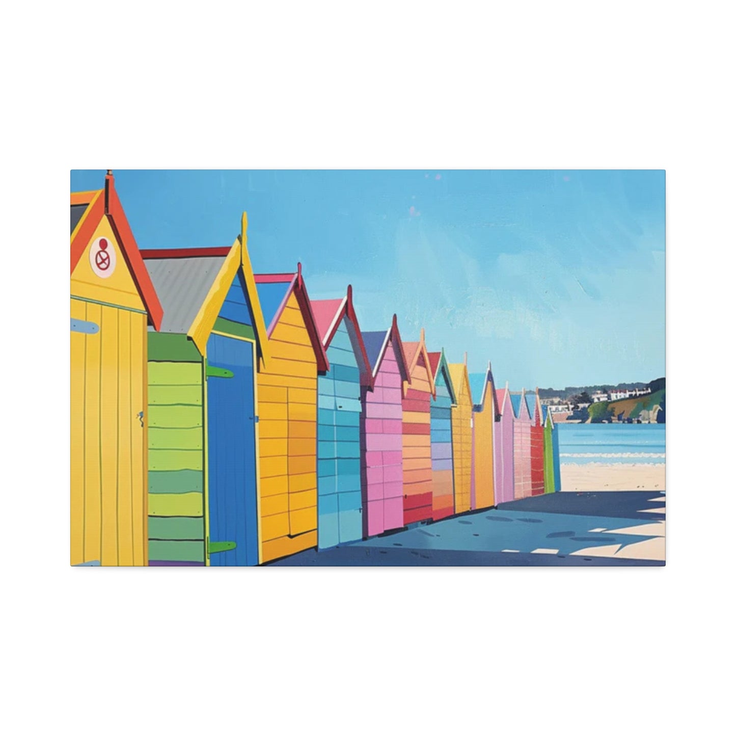 Seaside Prismatics: Colorful Ocean Views in Art