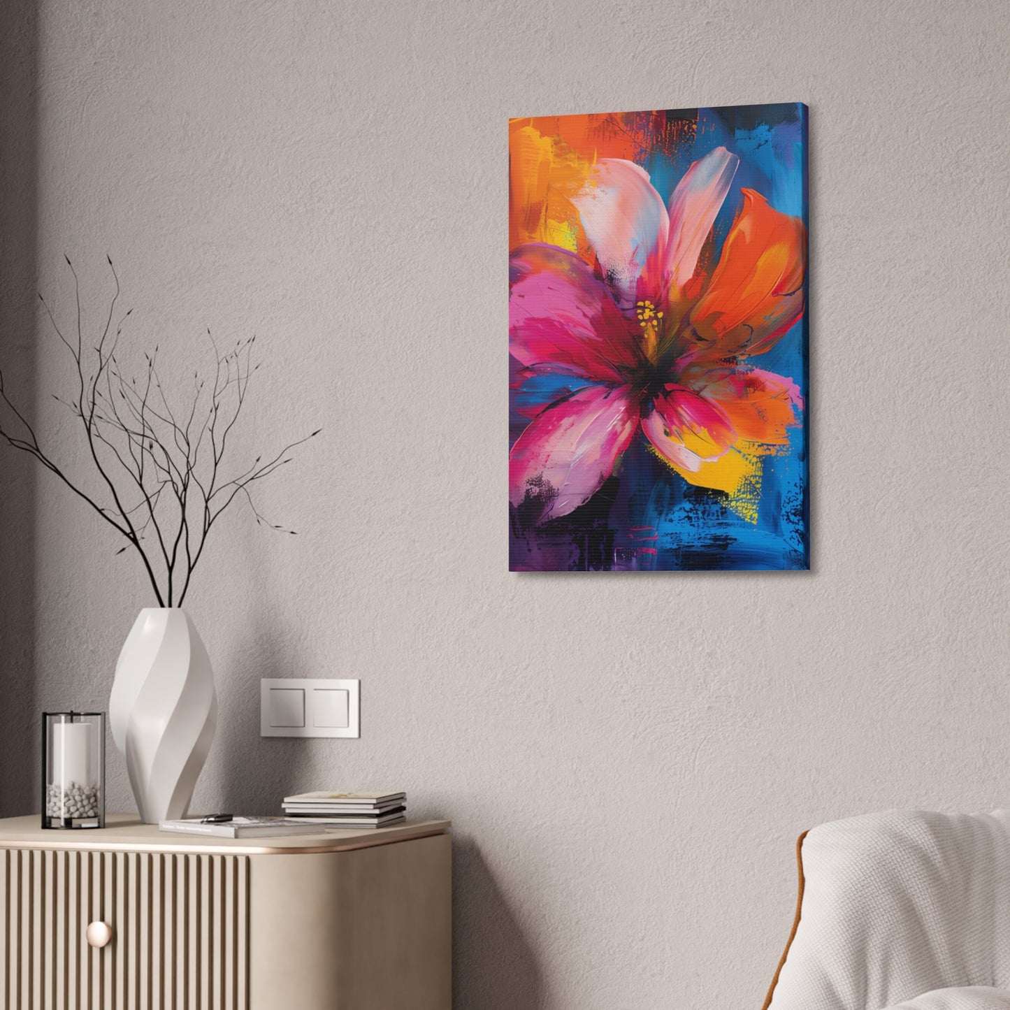 Tropical Bloom: Sprouting Under Night Skies