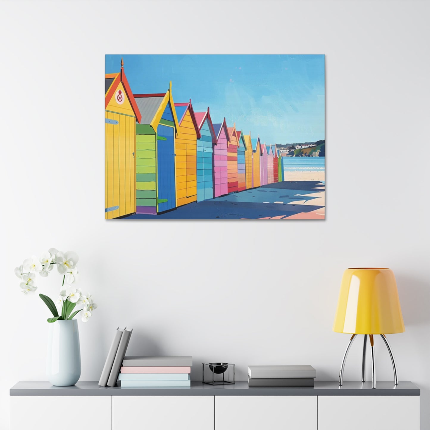 Seaside Prismatics: Colorful Ocean Views in Art