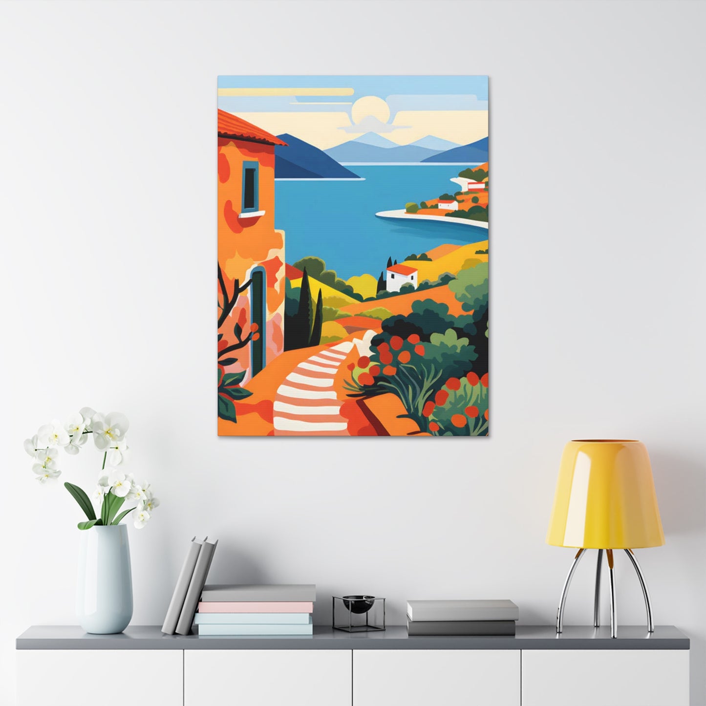 Distant Splendor: Distant Mountainous View