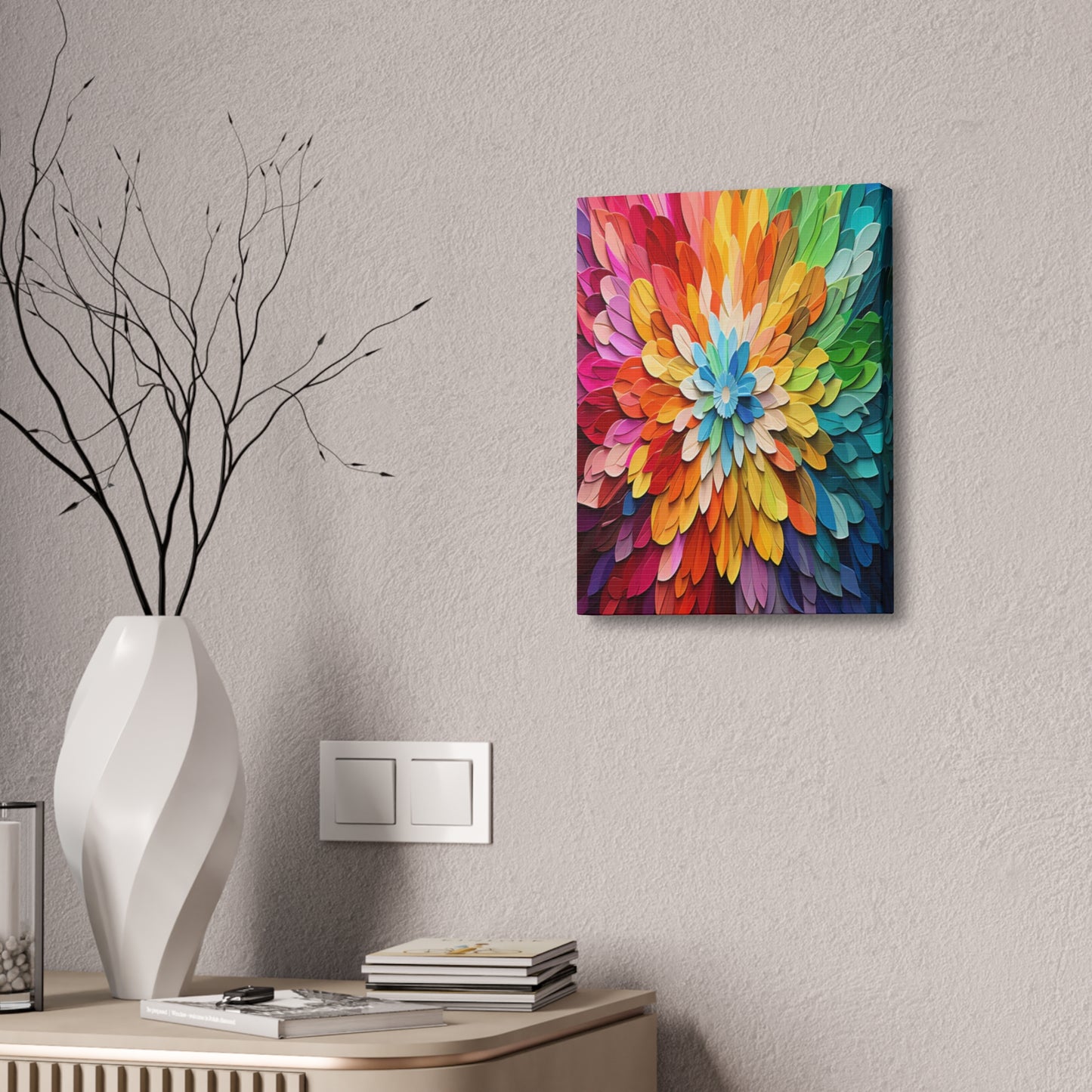 Prismatic Bloom: Infinite Floral Radiance