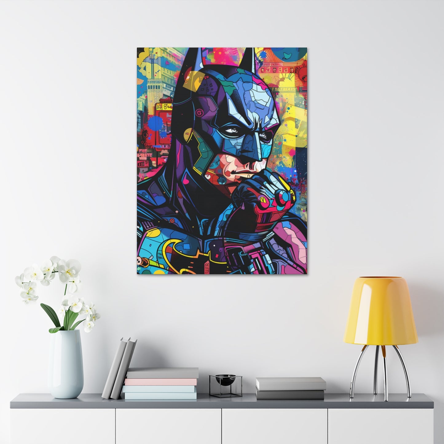 Nocturnal Vigil: Dark Hero Contemplation
