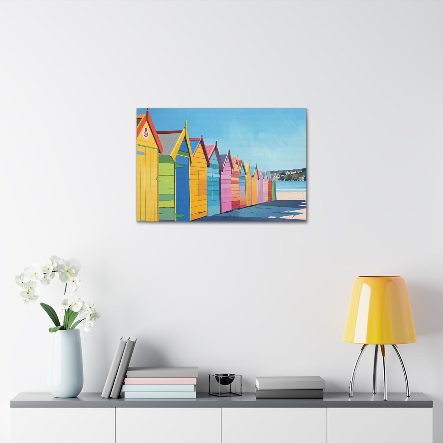 Seaside Prismatics: Colorful Ocean Views in Art