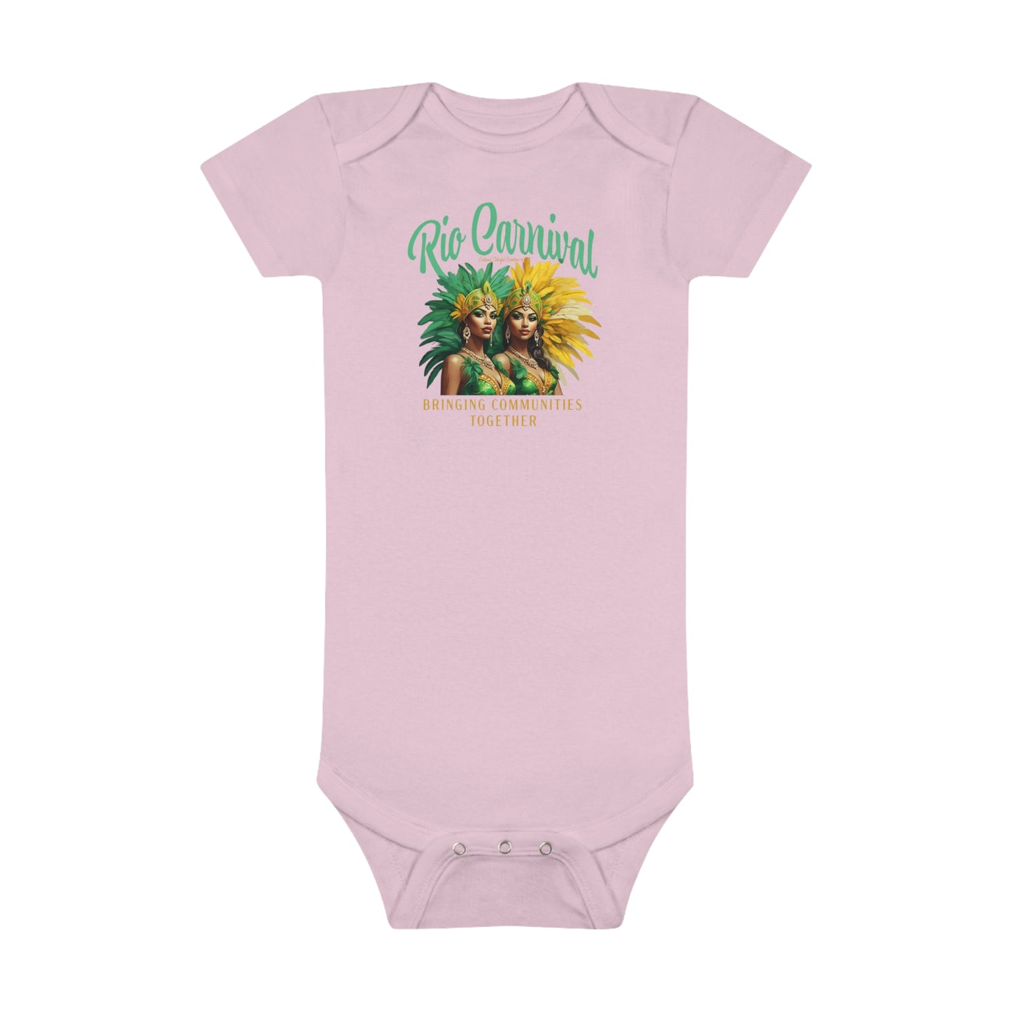 Rio de Janeiro Carnival Together Baby Short Sleeve Onesie®