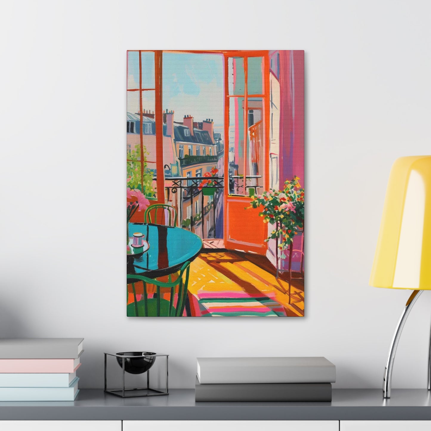 Balcony Views: Beyond the Horizon in Color
