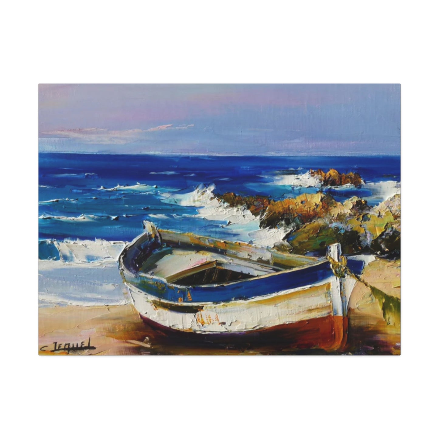 Stranded Beauty: Beached Among the Rocks