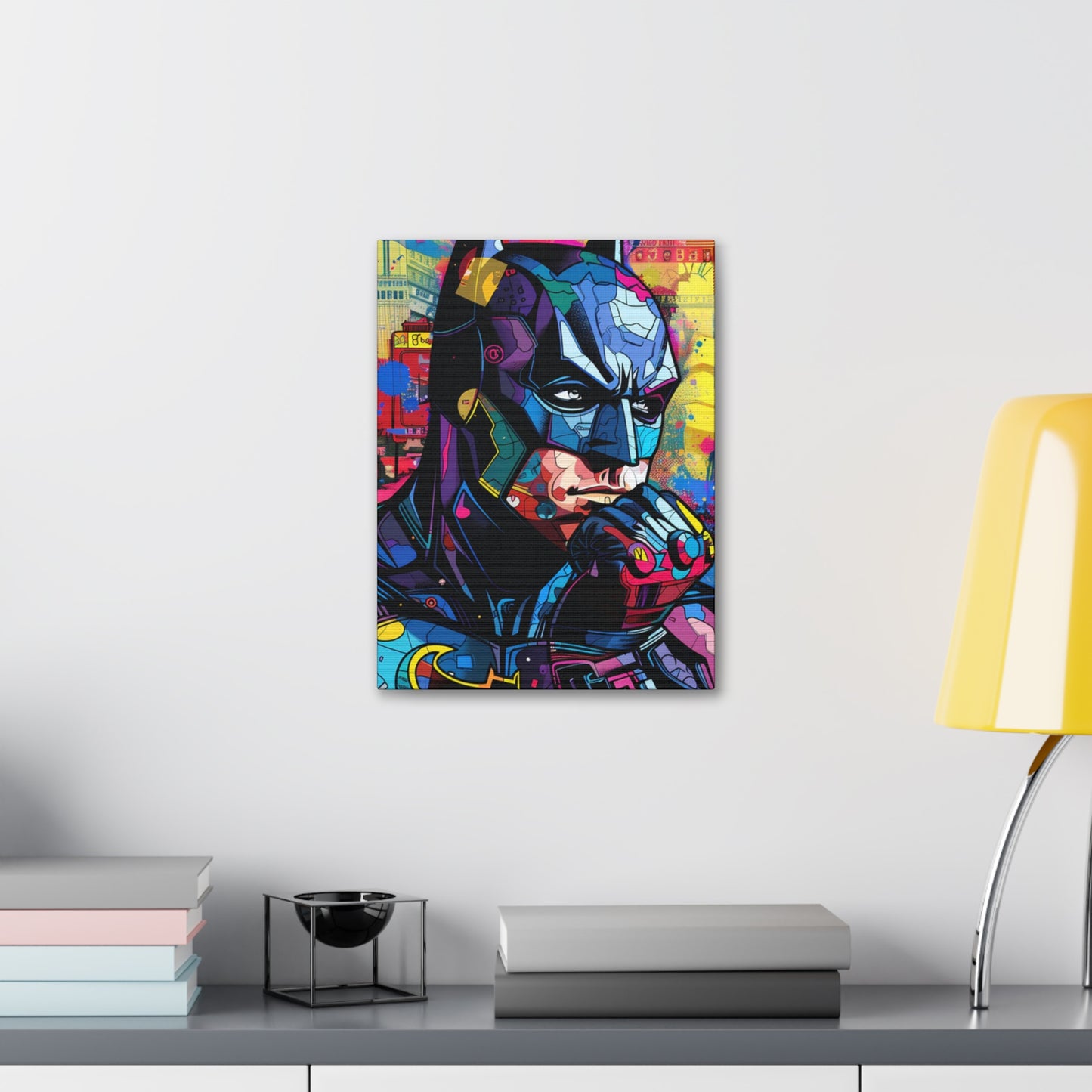 Nocturnal Vigil: Dark Hero Contemplation