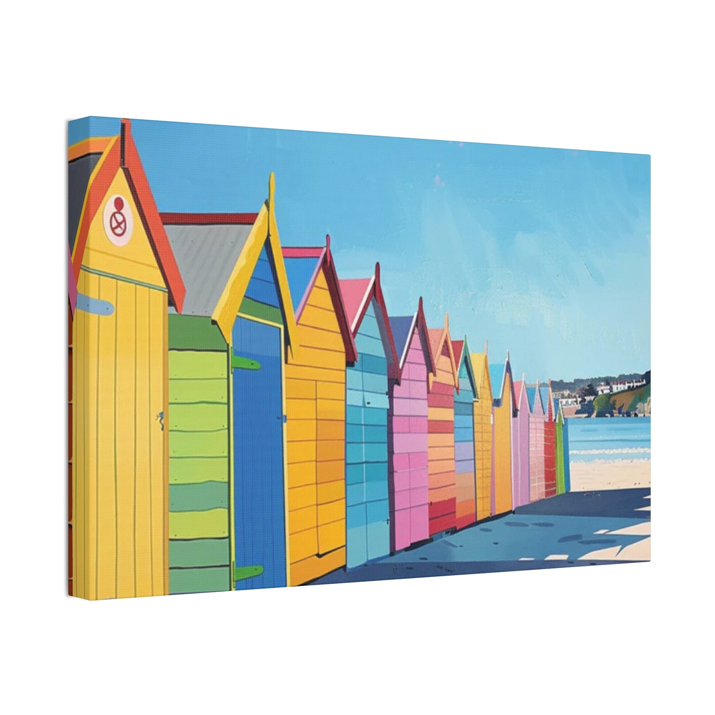 Seaside Prismatics: Colorful Ocean Views in Art