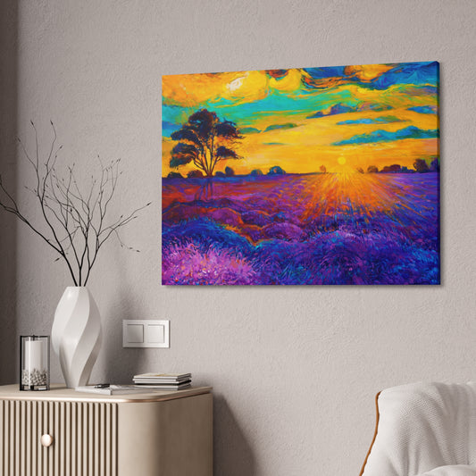 Tangerine Sky: A Sunset's Vibrant Descent