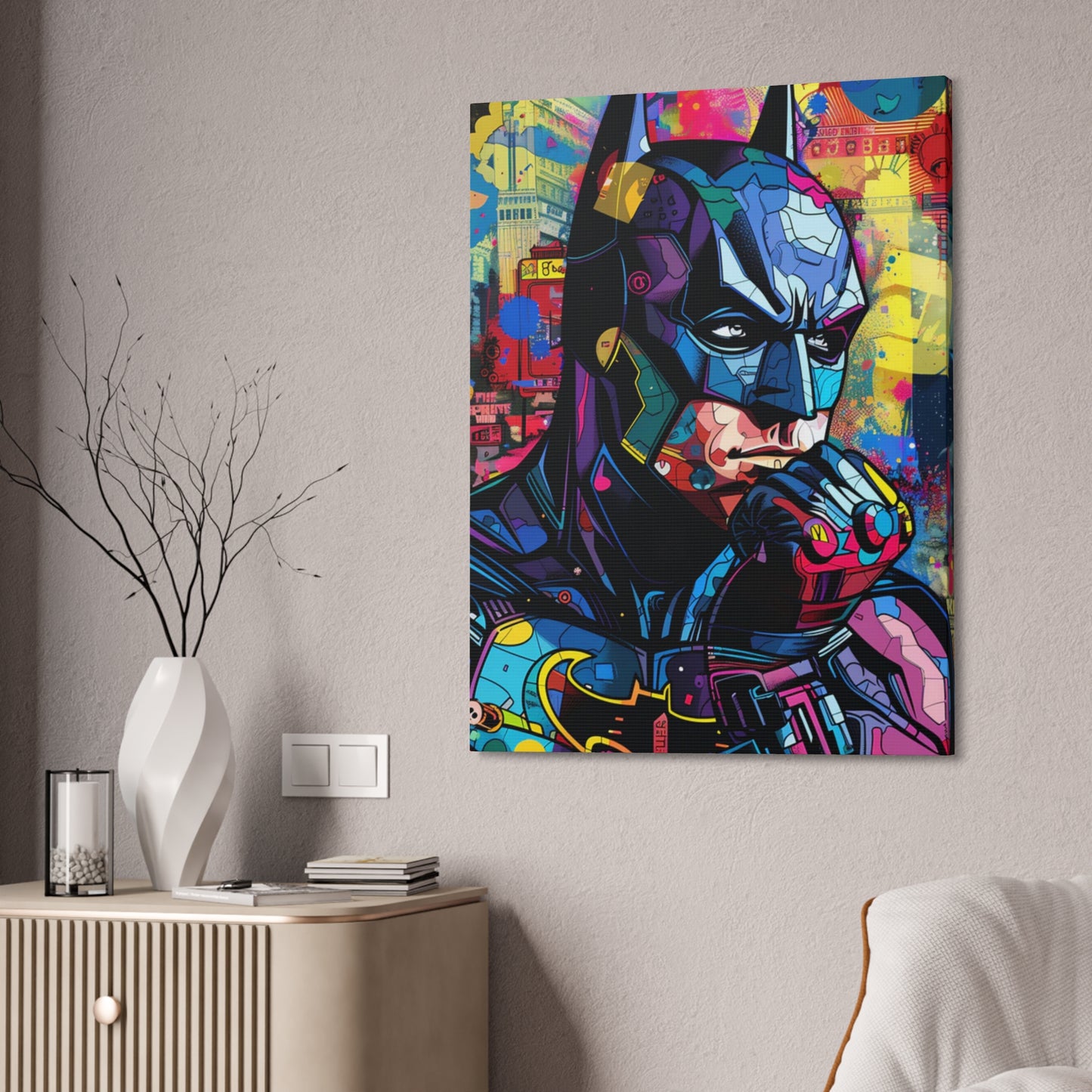 Nocturnal Vigil: Dark Hero Contemplation