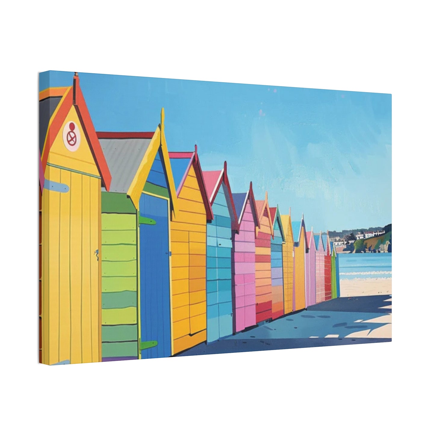 Seaside Prismatics: Colorful Ocean Views in Art