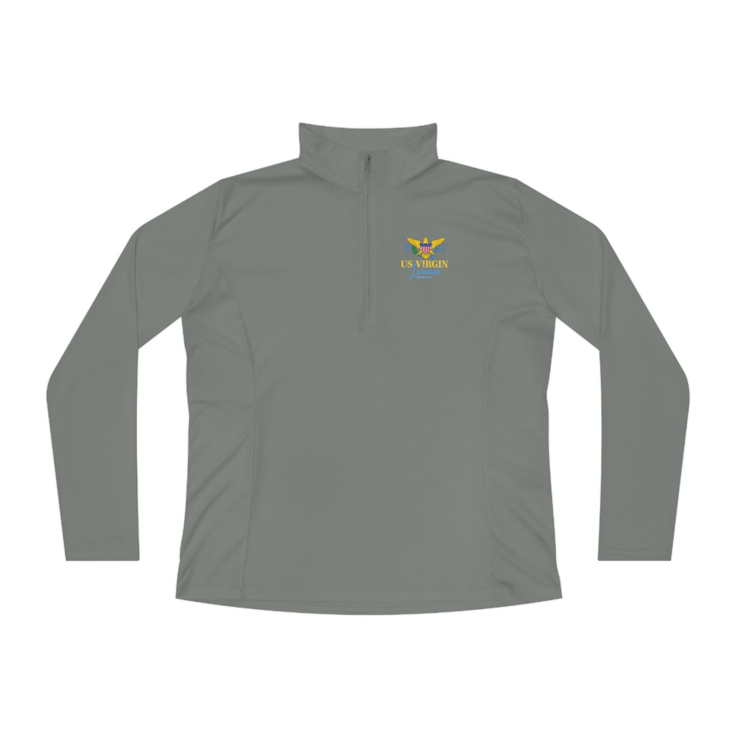 US Virgin Islands Ladies Quarter-Zip Pullover (Copy)