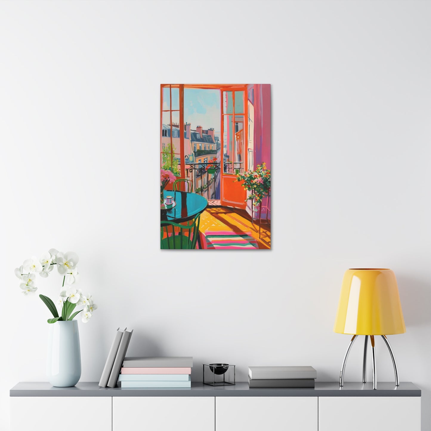 Balcony Views: Beyond the Horizon in Color