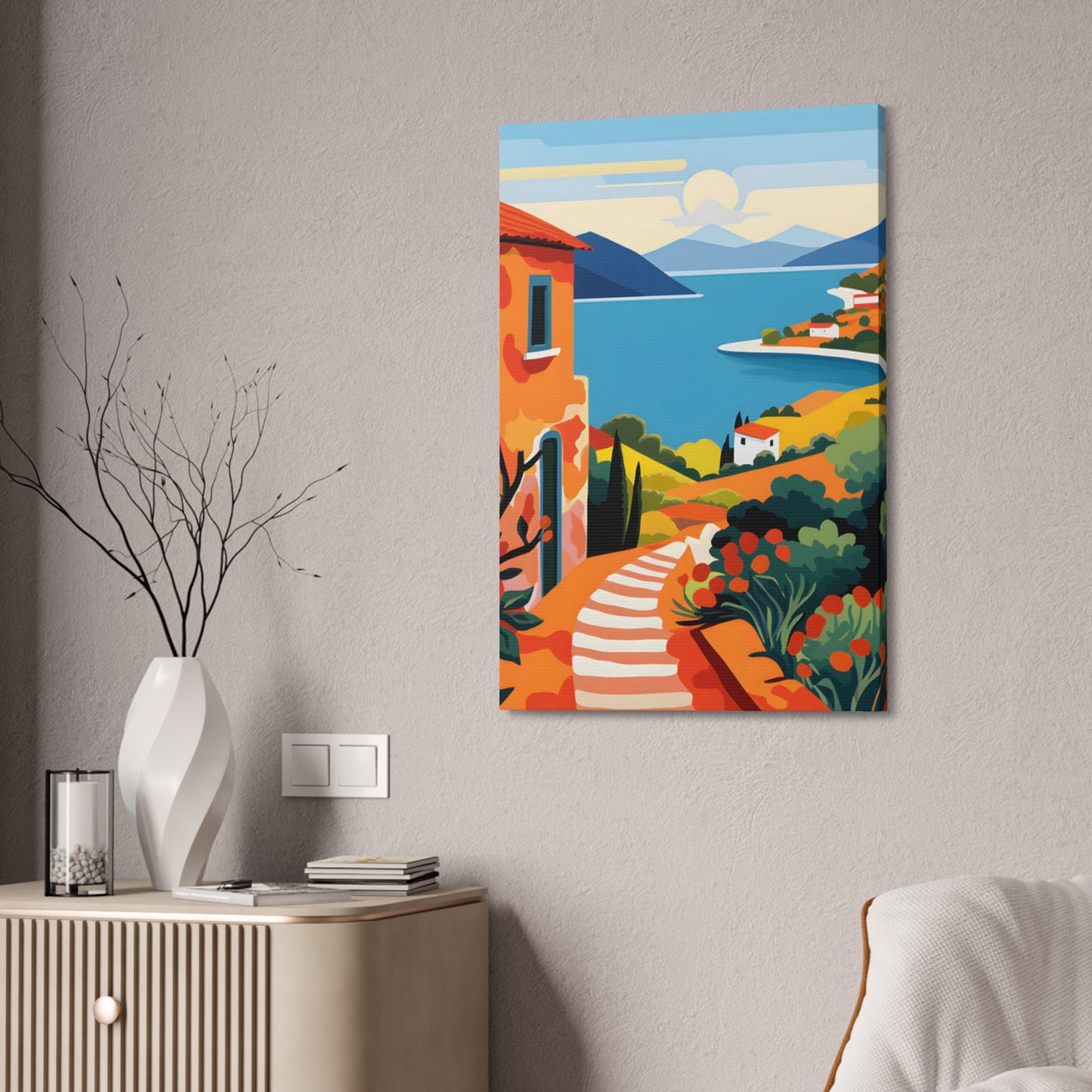 Distant Splendor: Distant Mountainous View