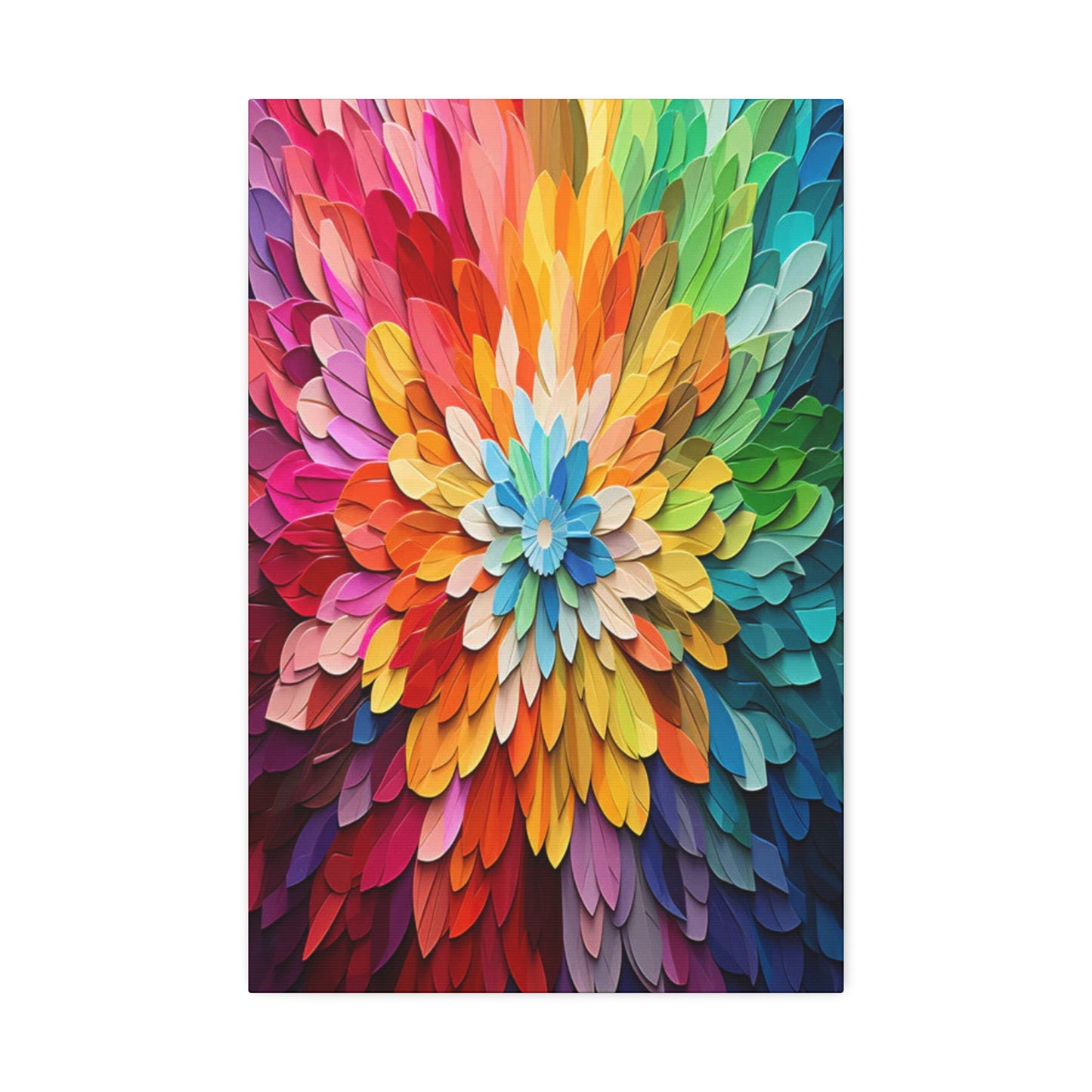 Prismatic Bloom: Infinite Floral Radiance