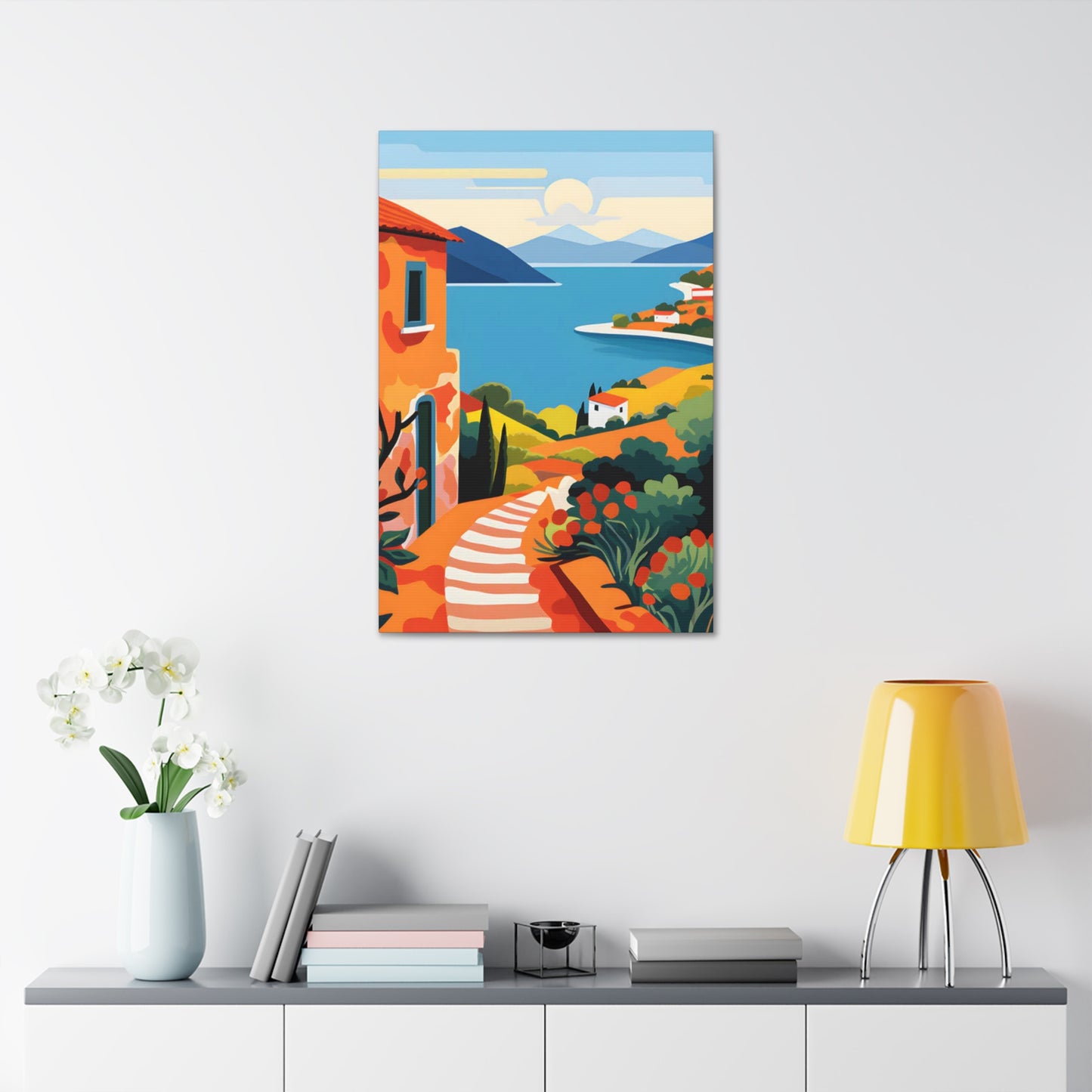 Distant Splendor: Distant Mountainous View