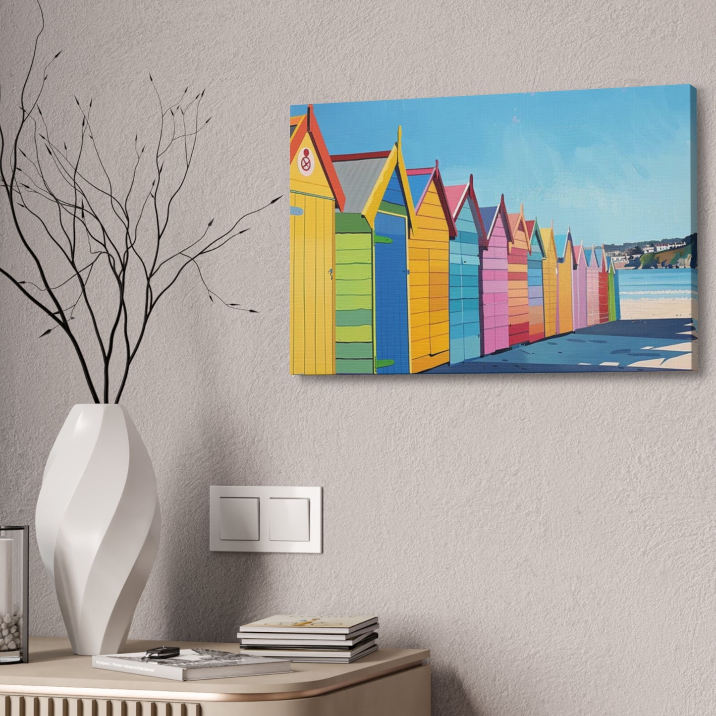Seaside Prismatics: Colorful Ocean Views in Art