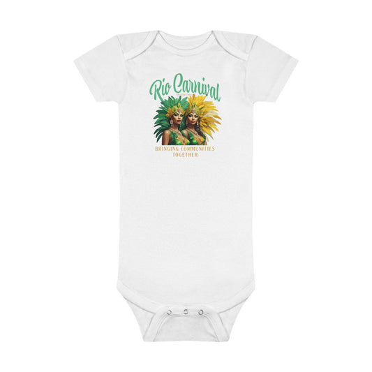 Rio de Janeiro Carnival Together Baby Short Sleeve Onesie®