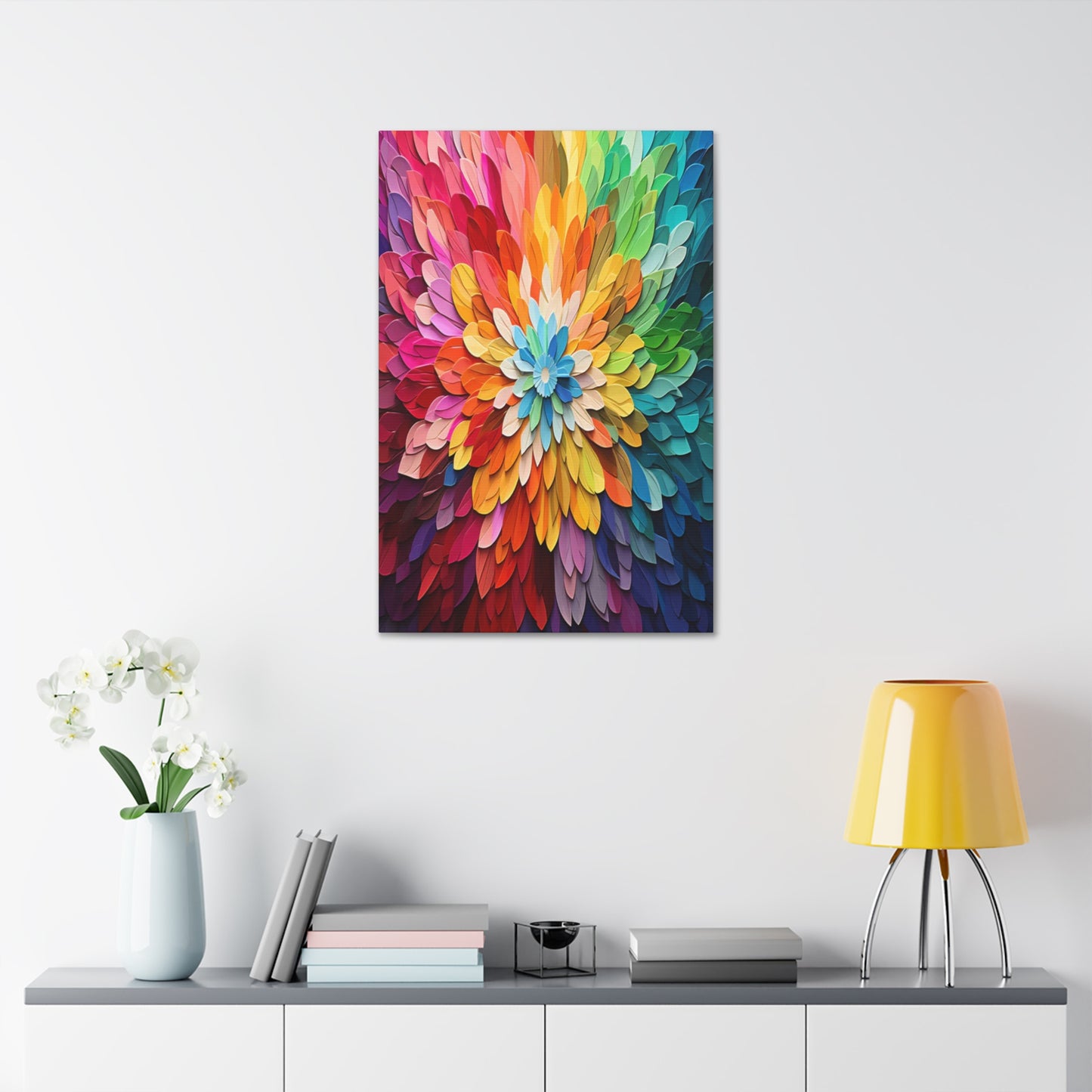Prismatic Bloom: Infinite Floral Radiance