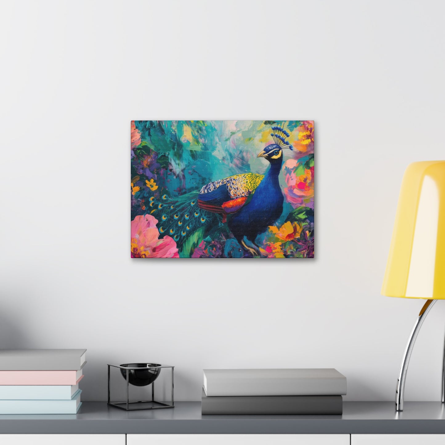 Jungle Majesty: Peacock in Vivid Splendor