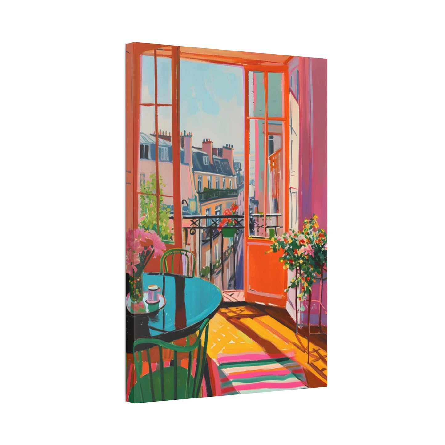 Balcony Views: Beyond the Horizon in Color