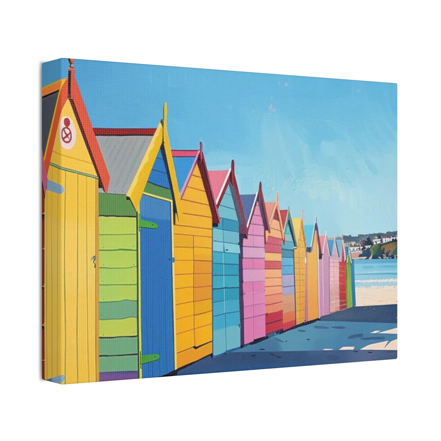 Seaside Prismatics: Colorful Ocean Views in Art