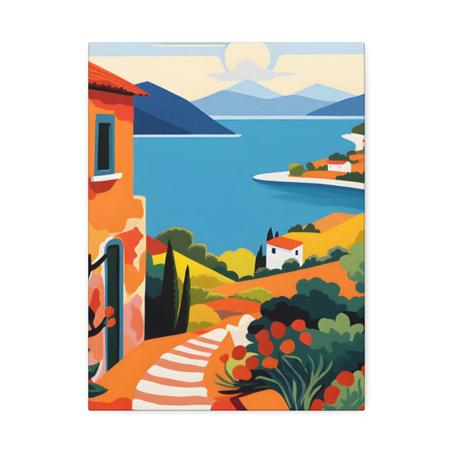 Distant Splendor: Distant Mountainous View