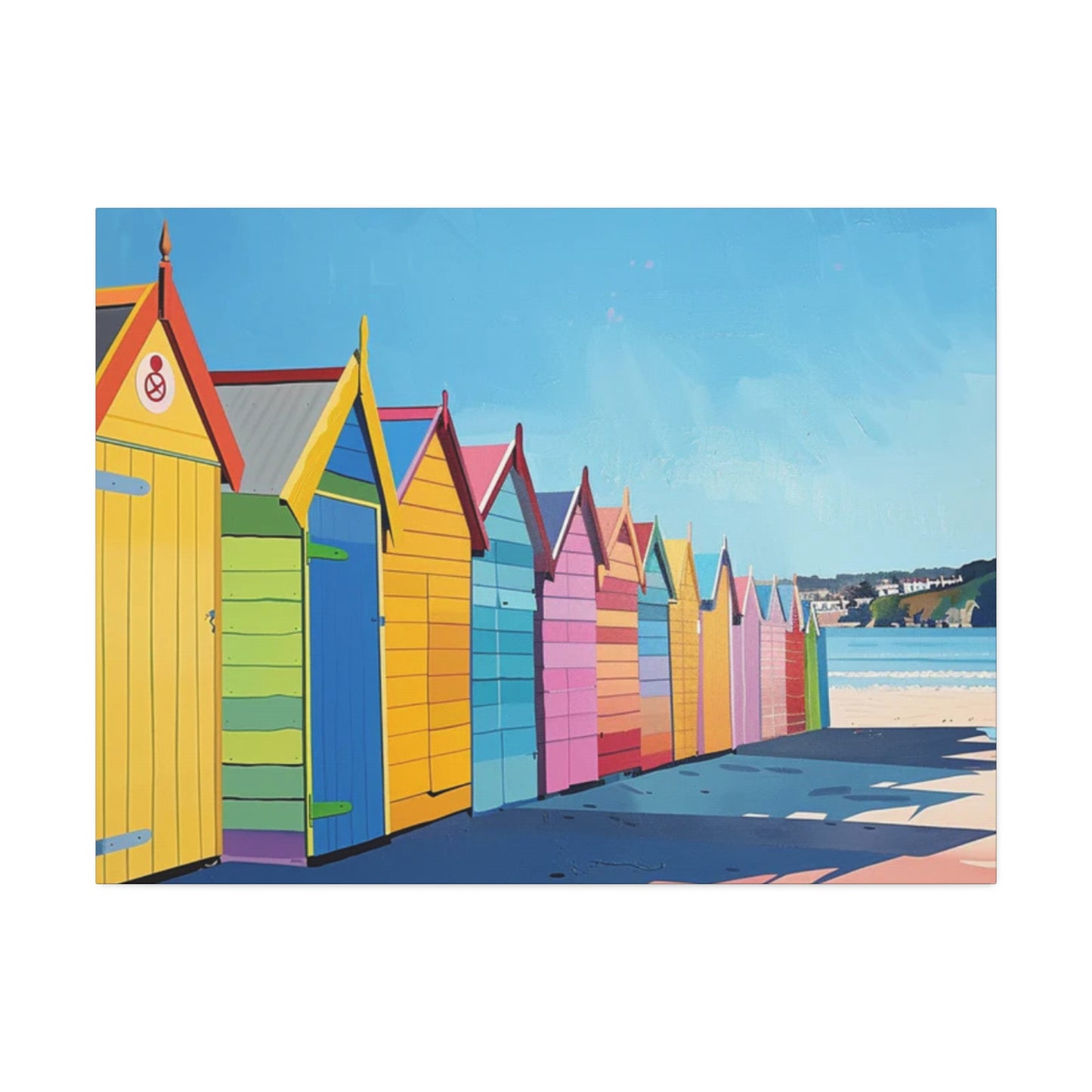 Seaside Prismatics: Colorful Ocean Views in Art