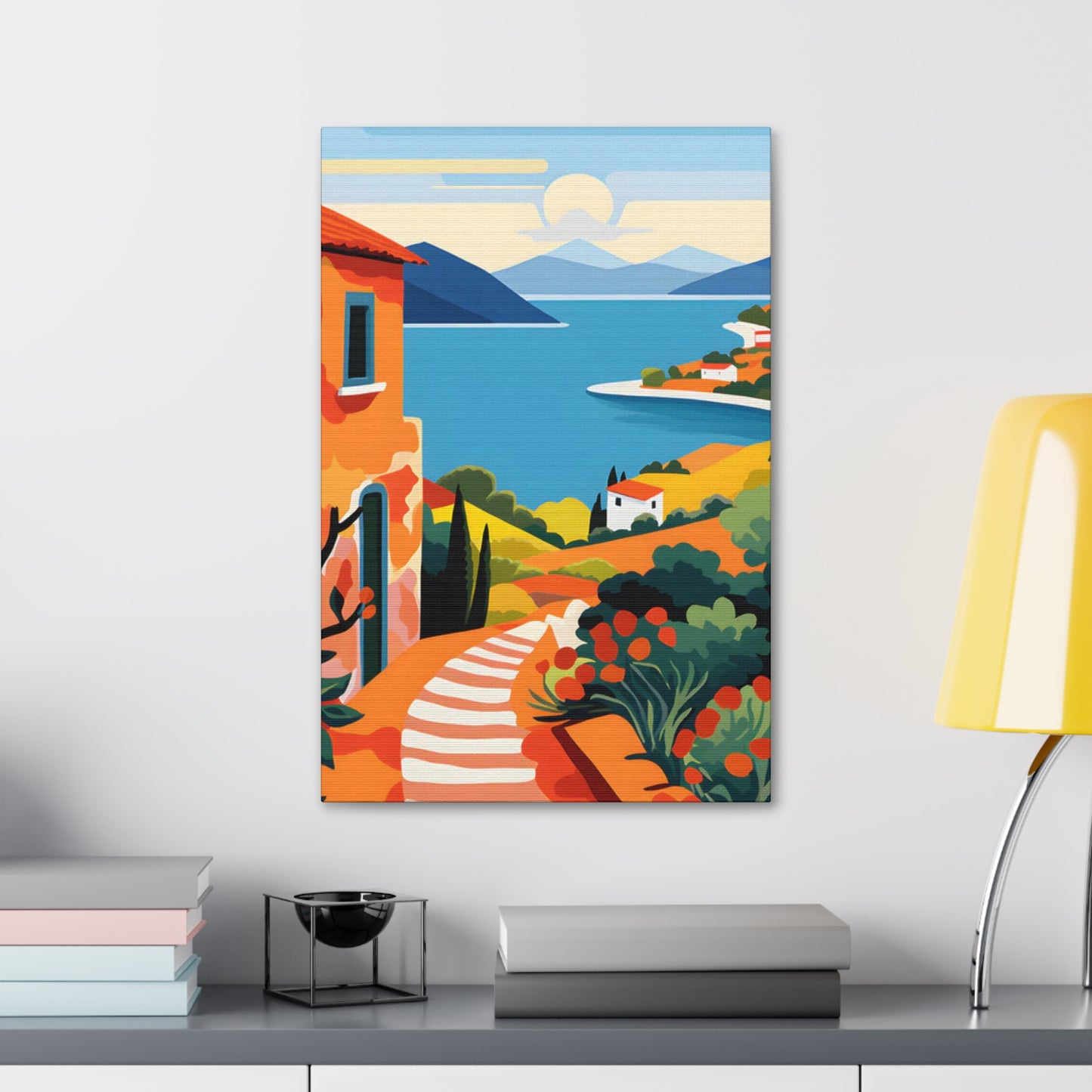 Distant Splendor: Distant Mountainous View