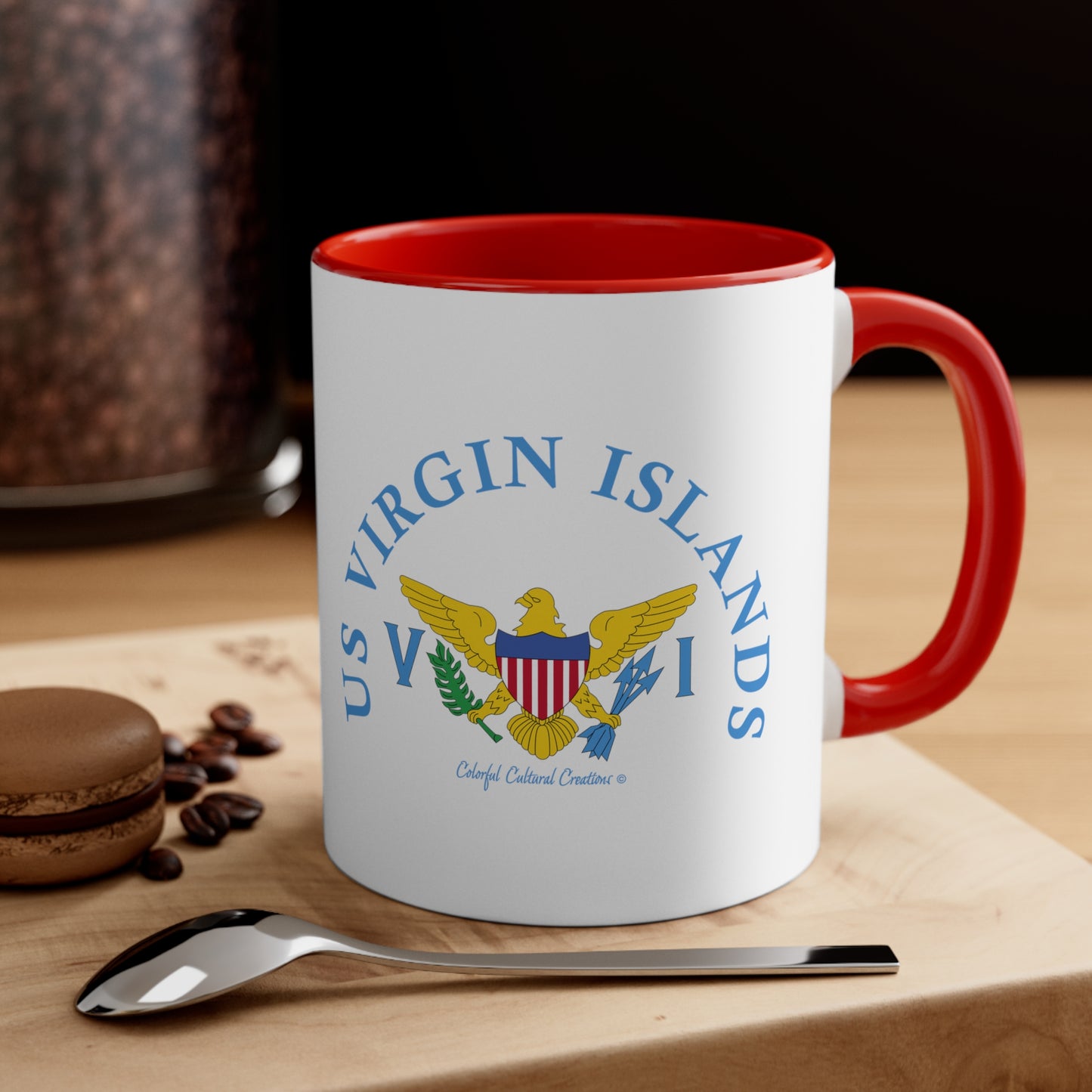 US Virgin Islands Accent Coffee Mug, 11oz (Copy)