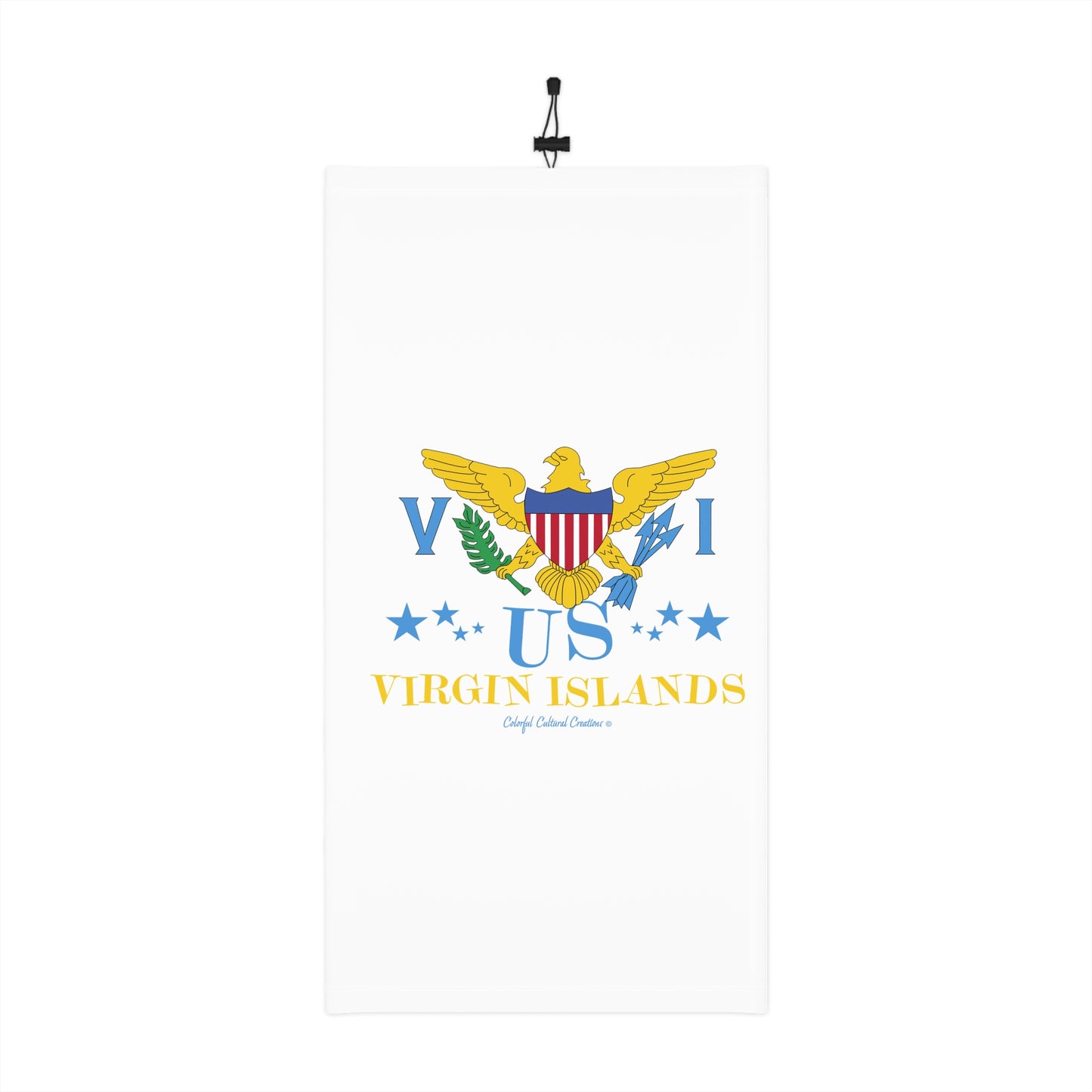 US Virgin Islands Winter Neck Gaiter With Drawstring (Copy)