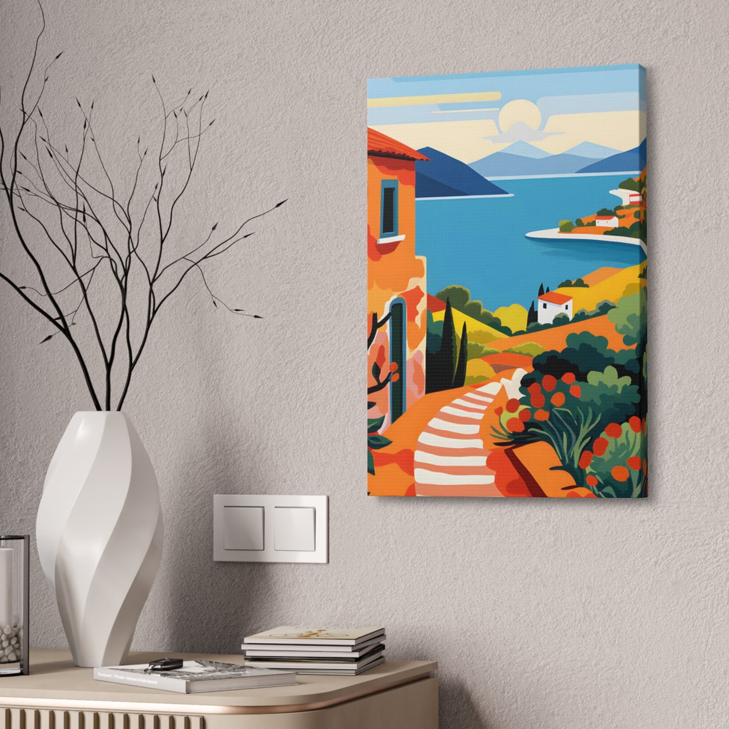 Distant Splendor: Distant Mountainous View
