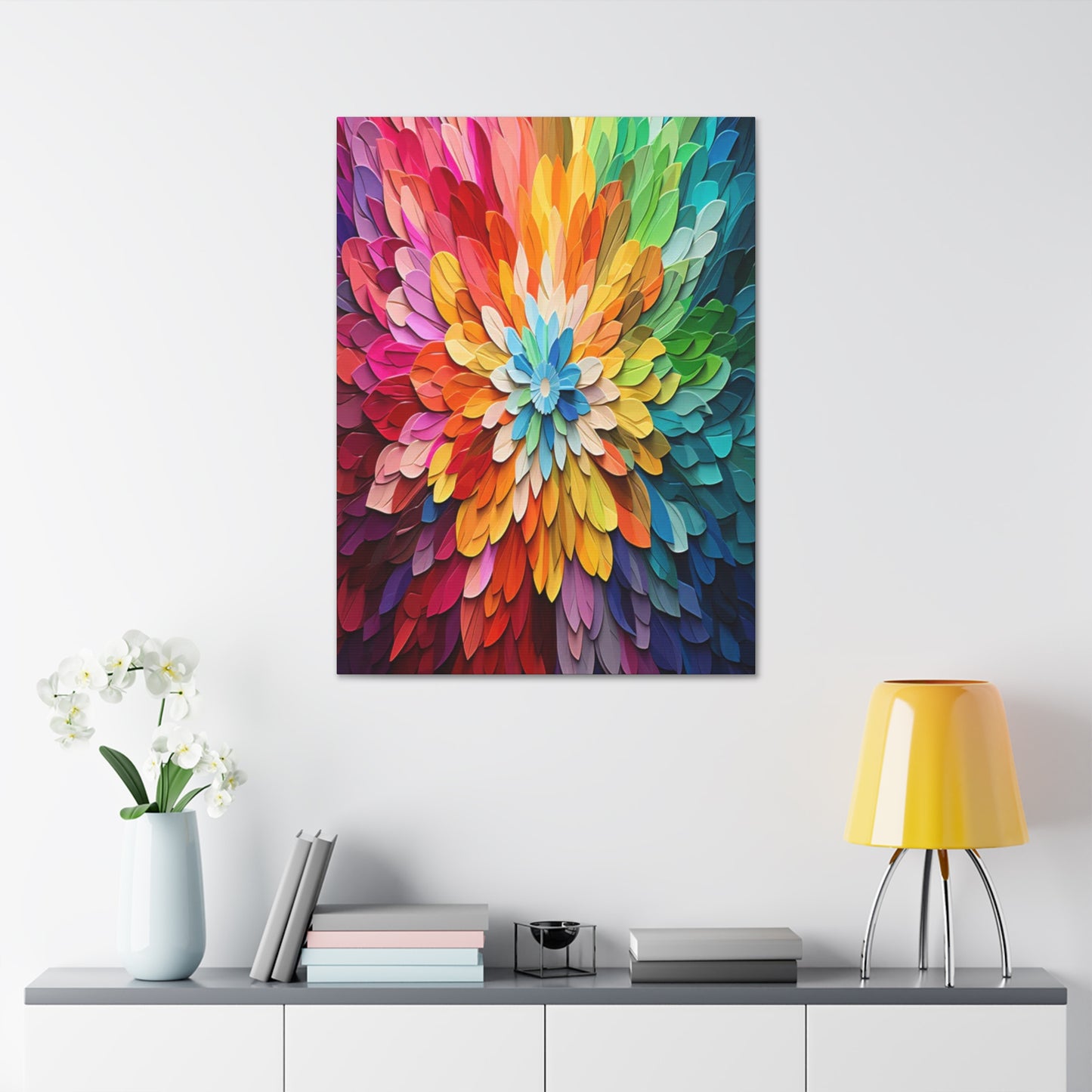 Prismatic Bloom: Infinite Floral Radiance