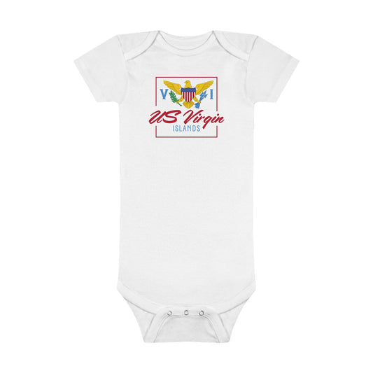 US Virgin Islands Baby Short Sleeve Onesie®