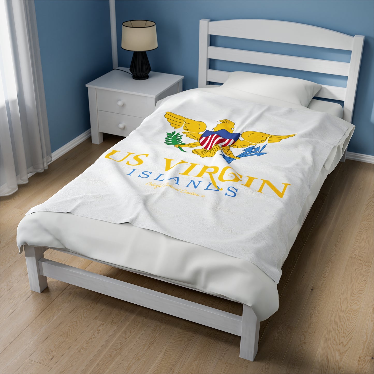 US Virgin Islands Velveteen Plush Blanket (Copy)