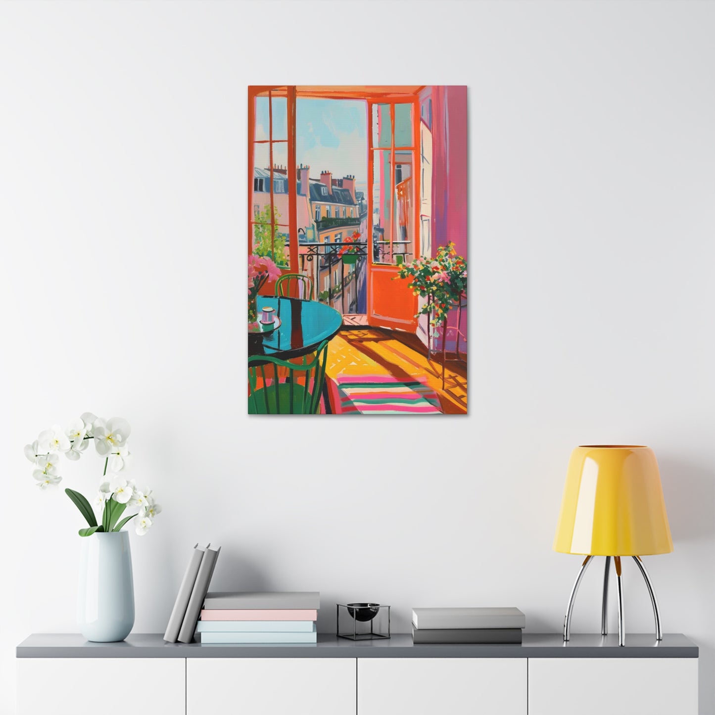 Balcony Views: Beyond the Horizon in Color