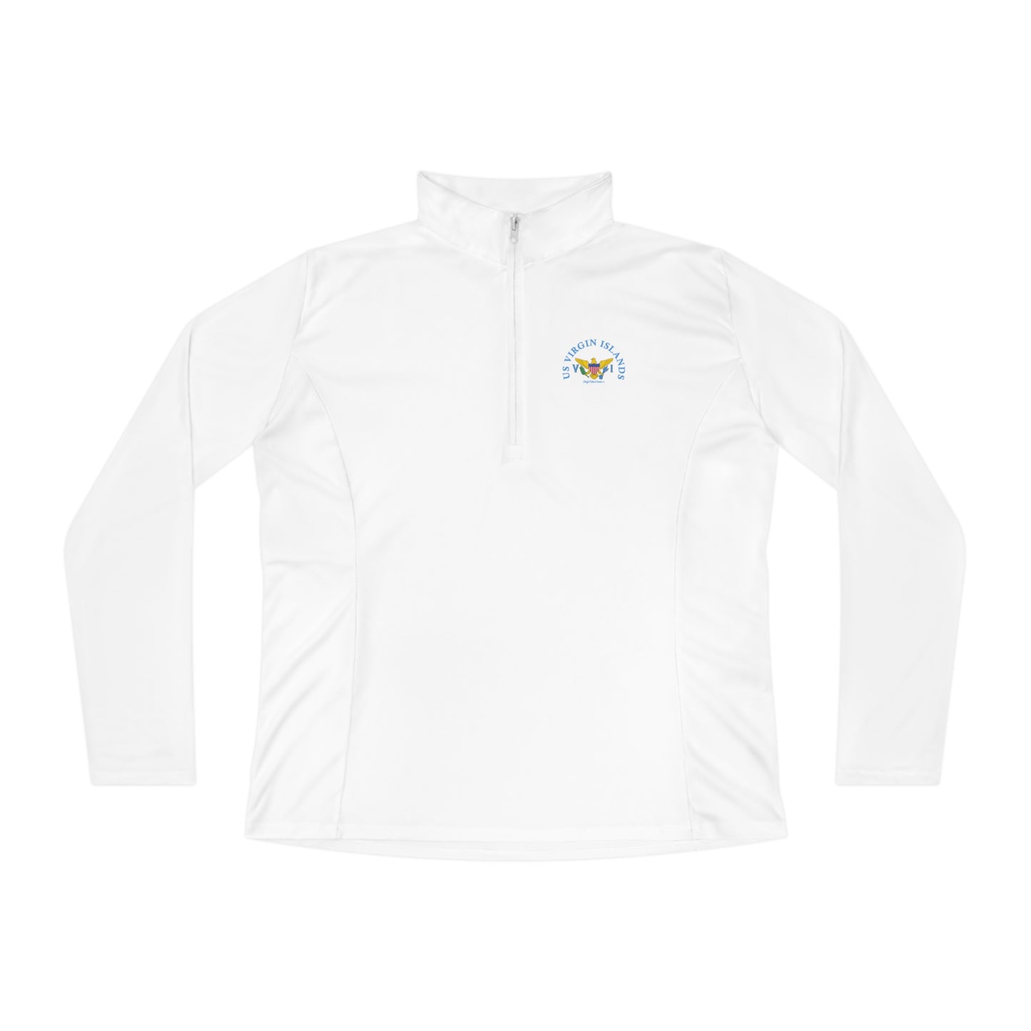 US Virgin Islands Ladies Quarter-Zip Pullover (Copy)