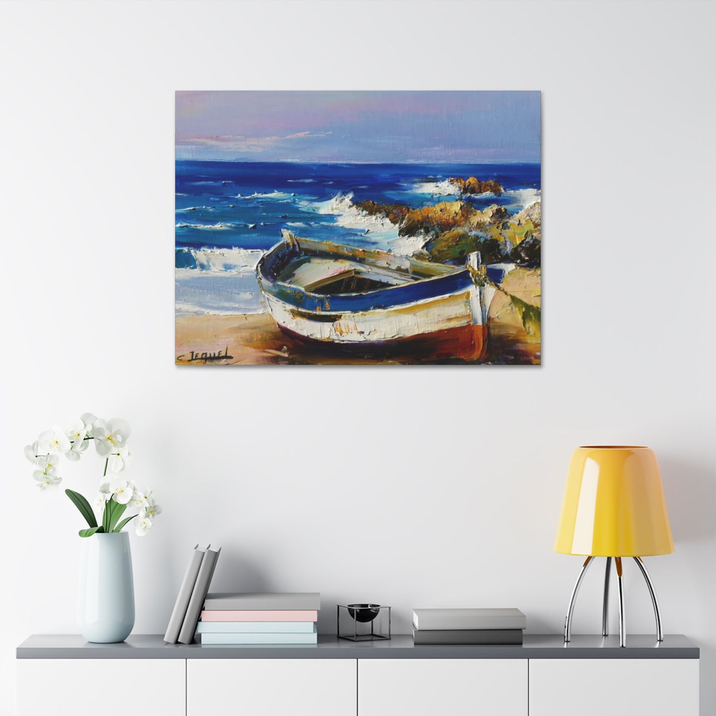 Stranded Beauty: Beached Among the Rocks