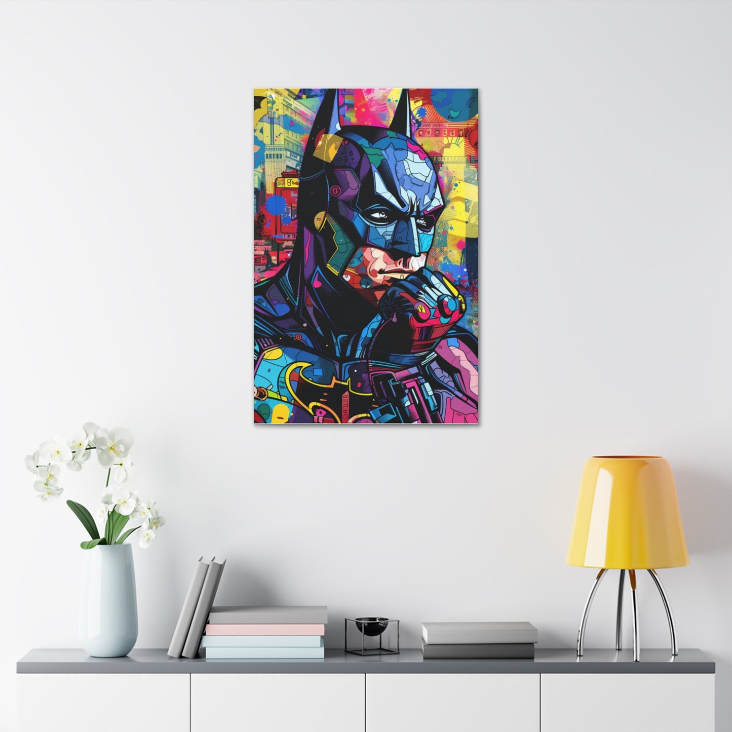 Nocturnal Vigil: Dark Hero Contemplation