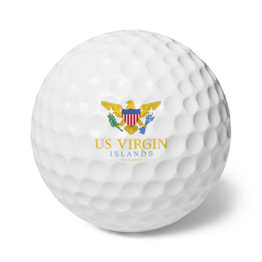 US Virgin Islands Golf Balls, 6pcs (Copy)