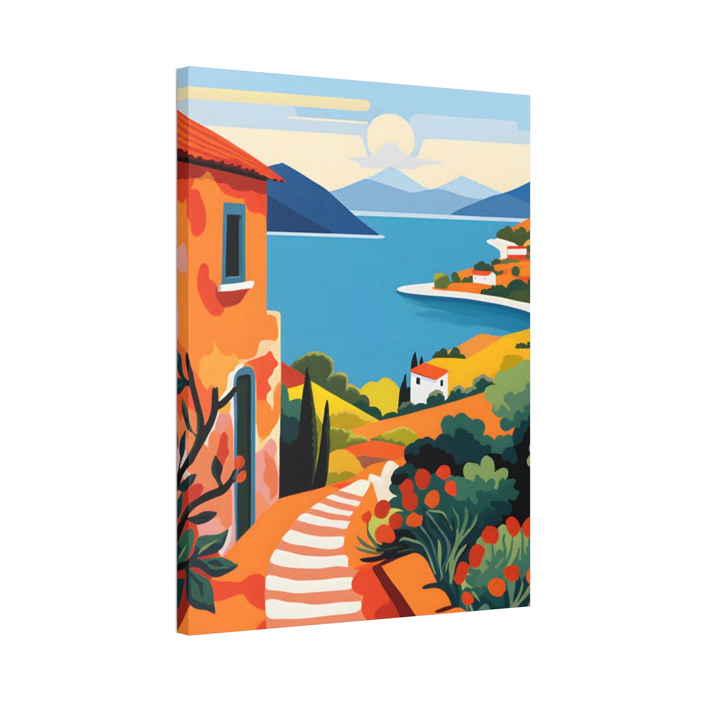 Distant Splendor: Distant Mountainous View