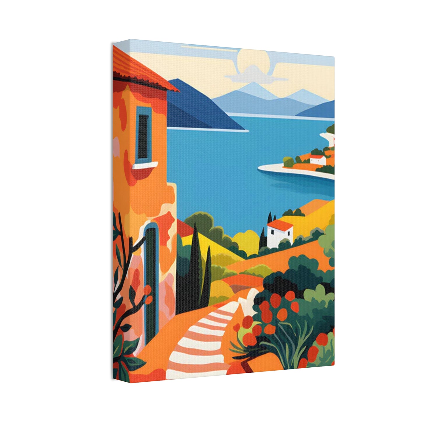 Distant Splendor: Distant Mountainous View