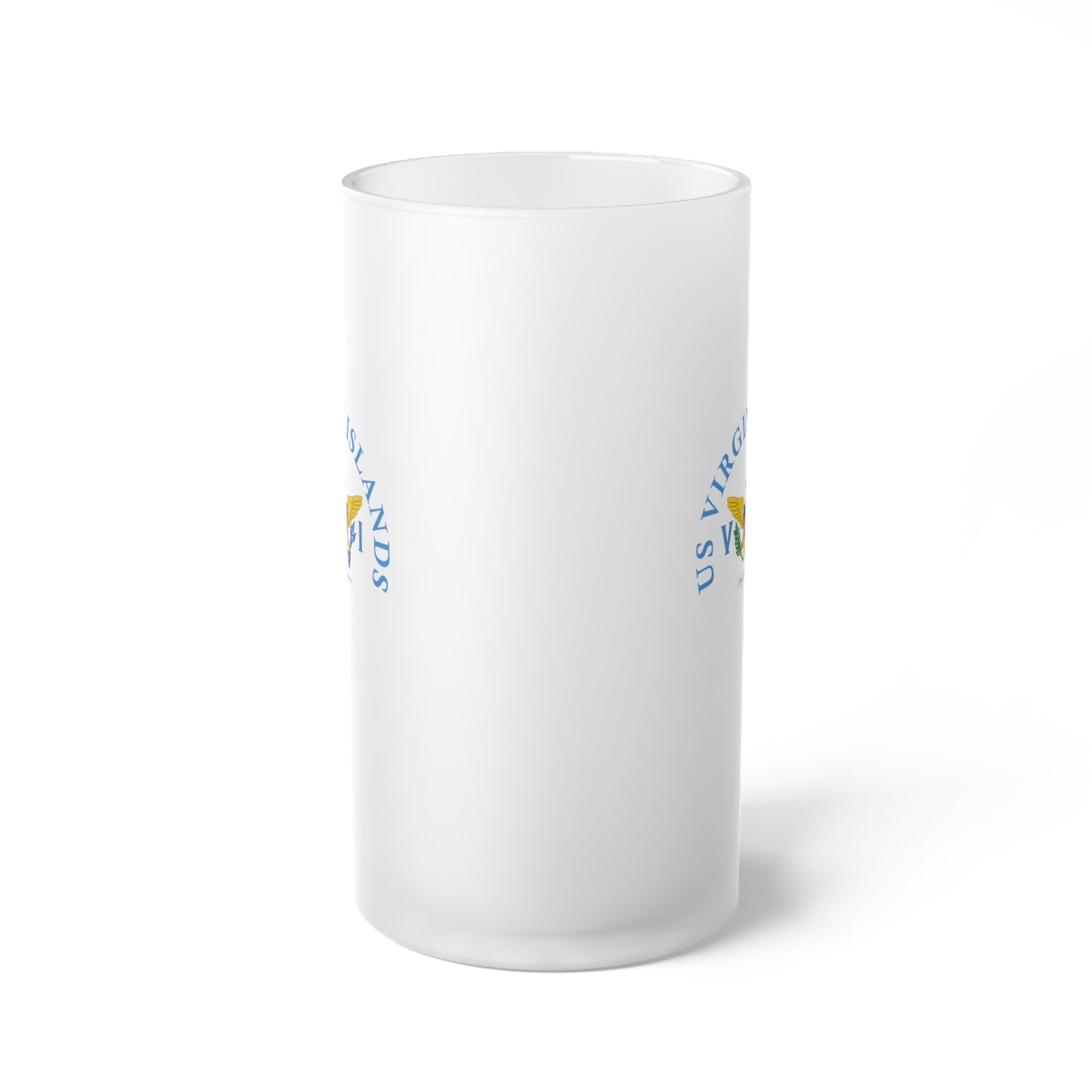 US Virgin Islands Frosted Glass Beer Mug (Copy)