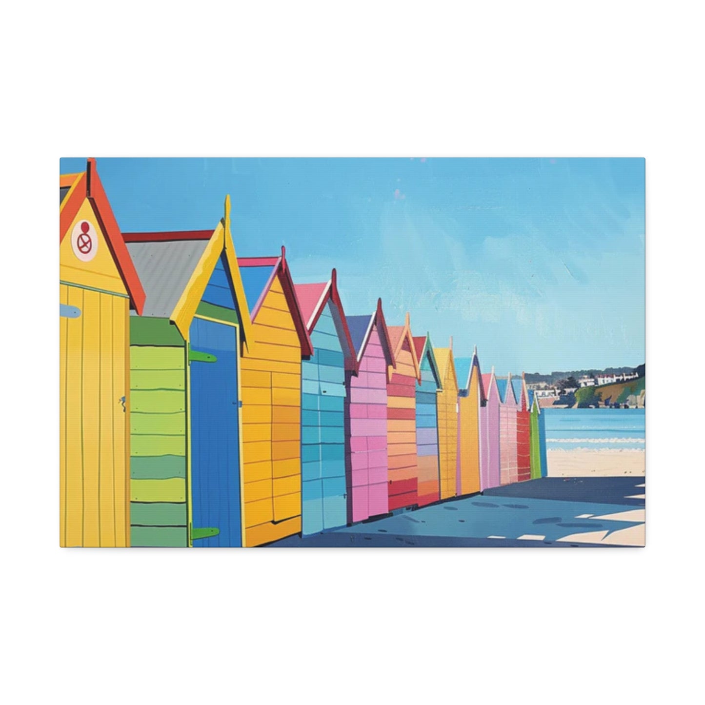 Seaside Prismatics: Colorful Ocean Views in Art