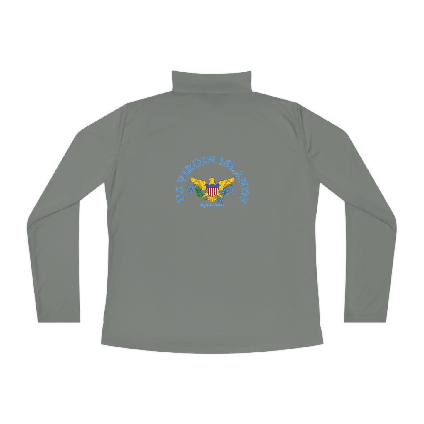 US Virgin Islands Ladies Quarter-Zip Pullover (Copy)