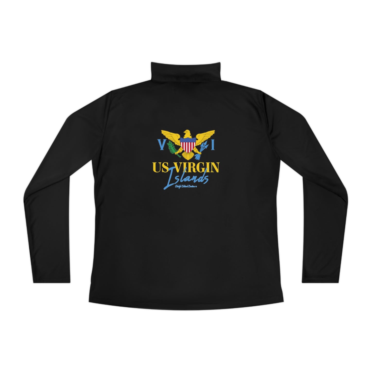 US Virgin Islands Ladies Quarter-Zip Pullover (Copy)